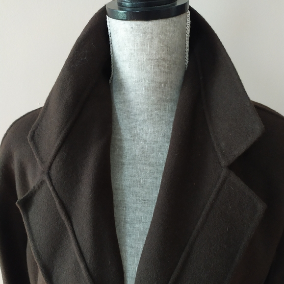 Wool Light Coat Jacket Size L - Picture 3 of 7